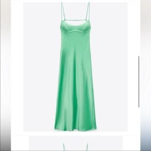 Zara Viral TikTok Satin Dress